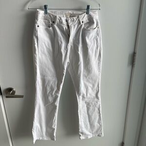 ANN MASHBURN White Denim Pants